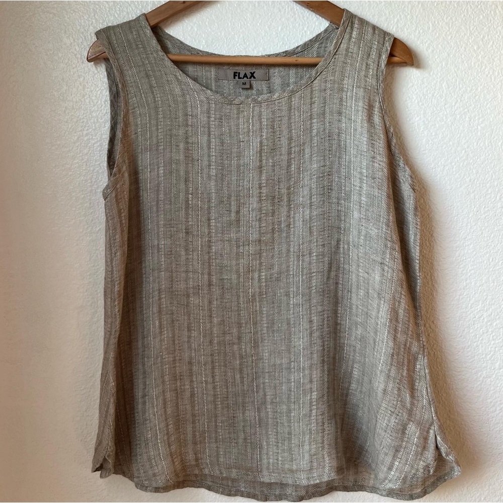 FLAX 100% linen tank top